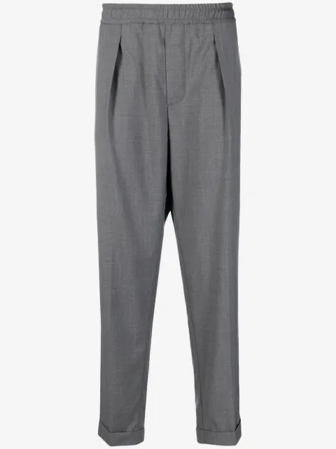 Woolrich pantalon slim à taille élastiquée