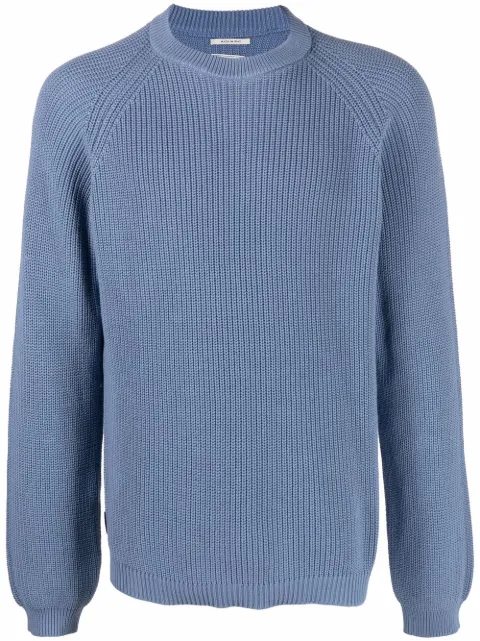 Woolrich ribbed-knit crew-neck jumper