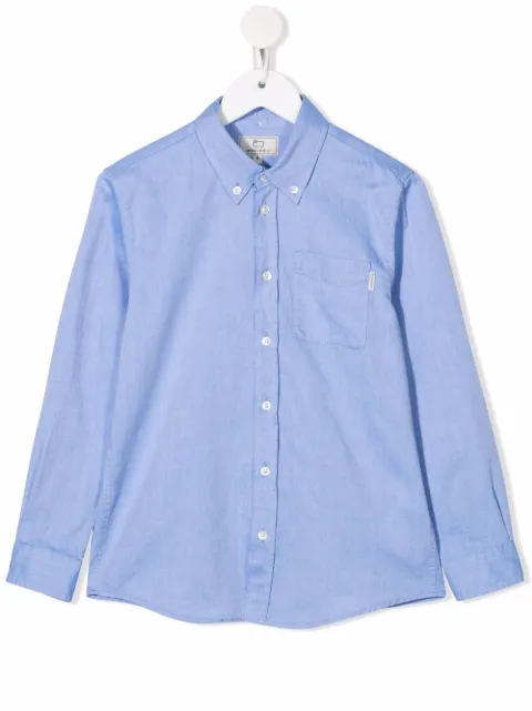 Woolrich Kids button-down Oxford shirt
