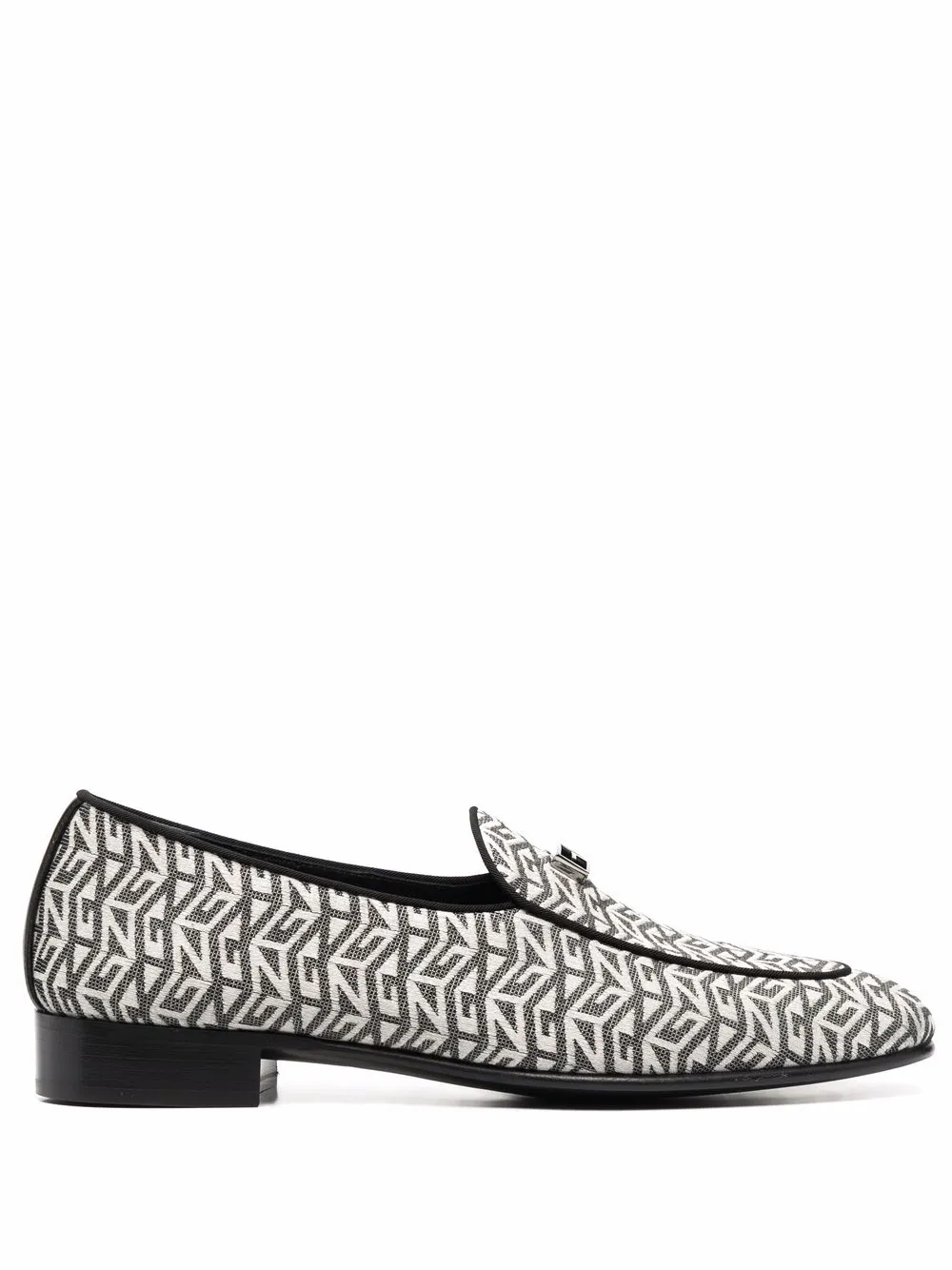 

Giuseppe Zanotti GZ Rudolph monogram-print loafers - White