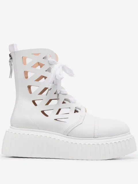 AGL cut-out ankle boots