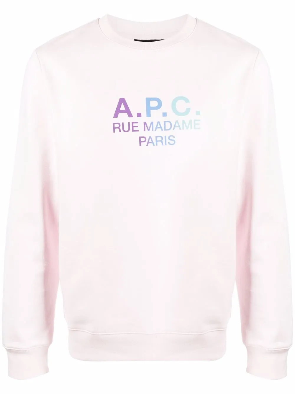 

A.P.C. logo-print sweatshirt - Pink