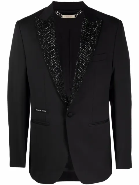 Philipp Plein blazer Lord Fit à simple boutonnage