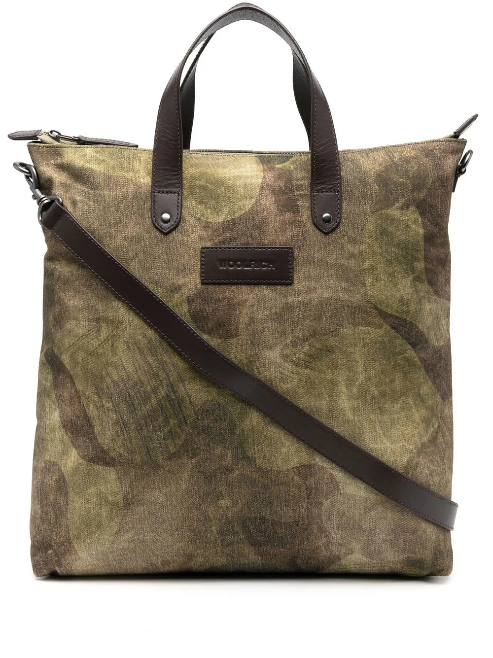 

Woolrich tote Camou - Verde