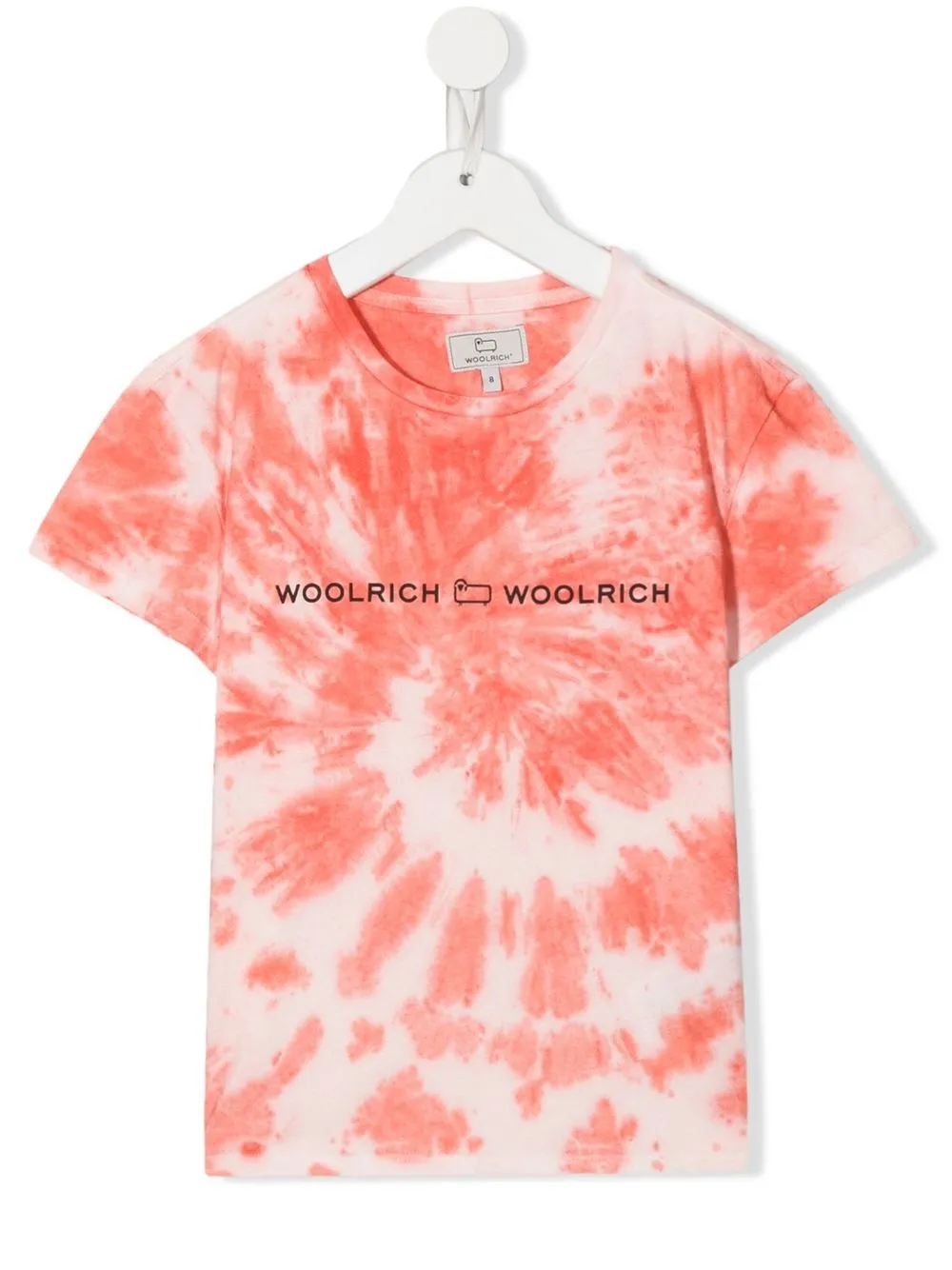 

Woolrich Kids playera con estampado tie-dye - Rosado