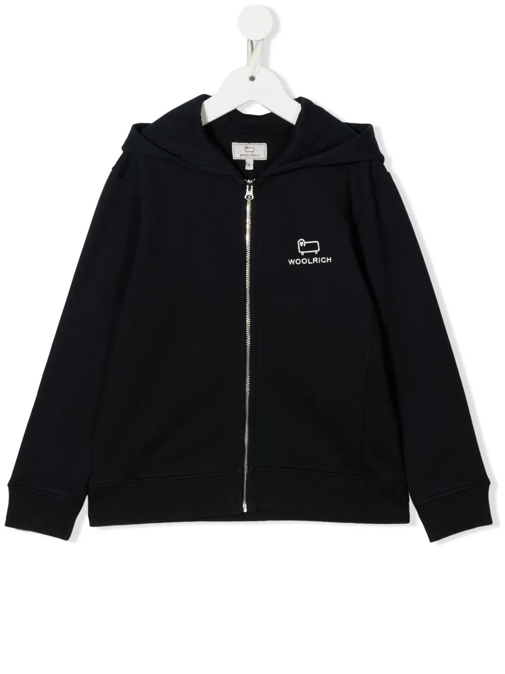 

Woolrich Kids hoodie y logo estampado - Azul
