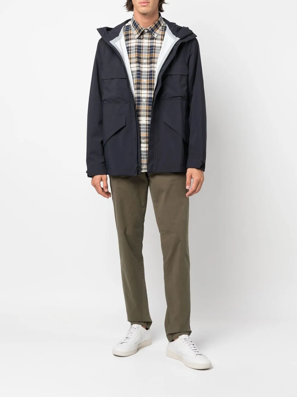 Woolrich Geruit overhemd - Blauw