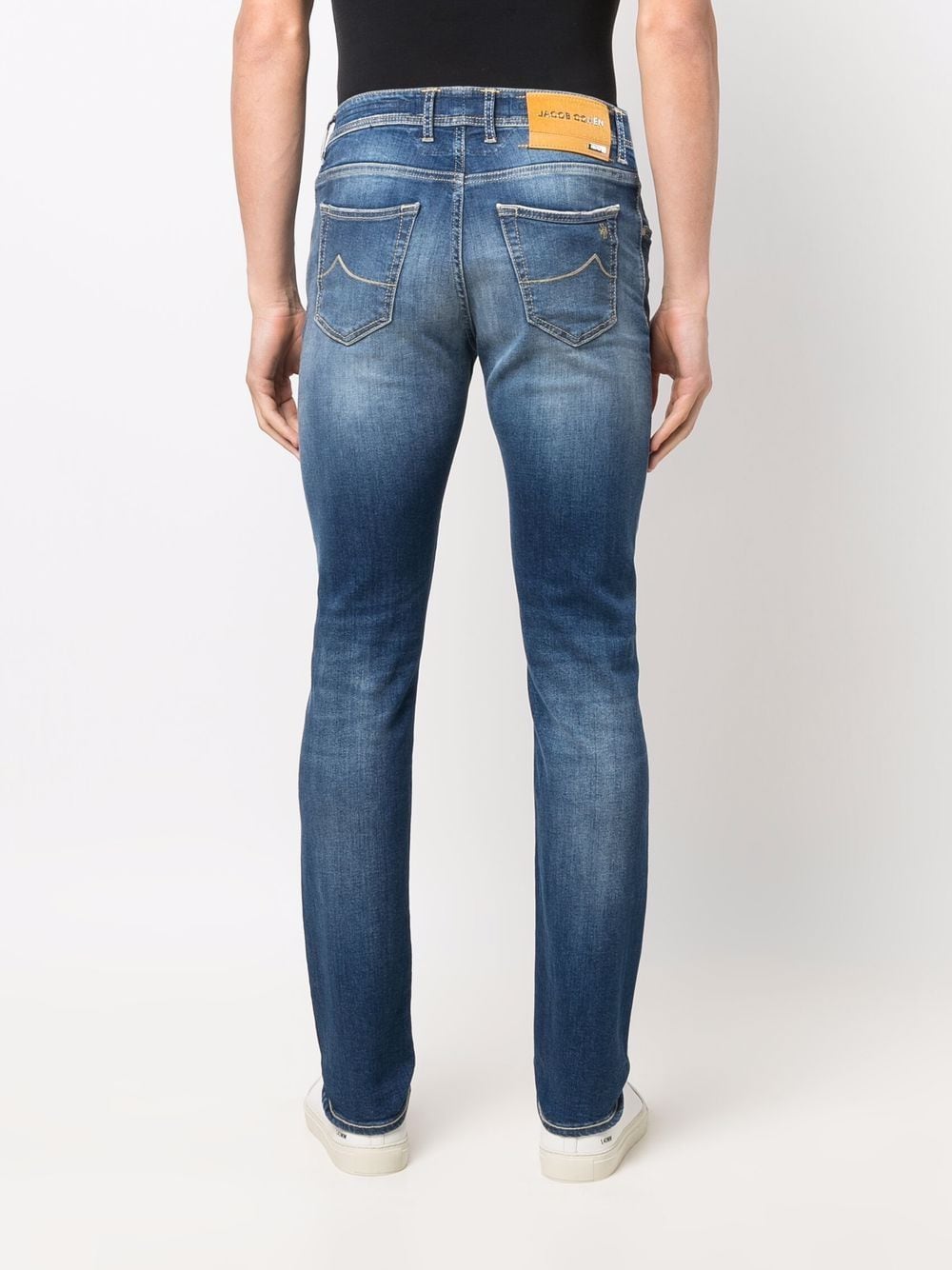 фото Jacob cohen джинсы кроя слим с эффектом градиента