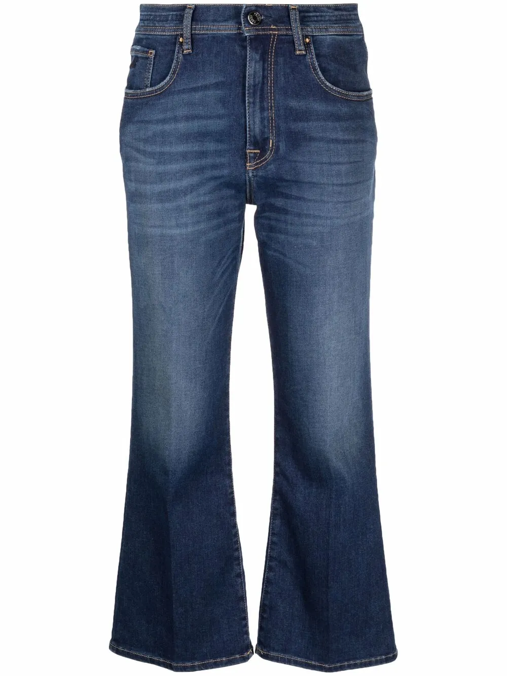 

Jacob Cohen jeans acampanados estilo capri - Azul