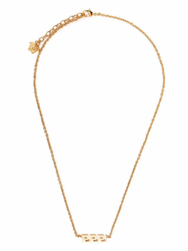 Versace Greca Chain Necklace - Farfetch
