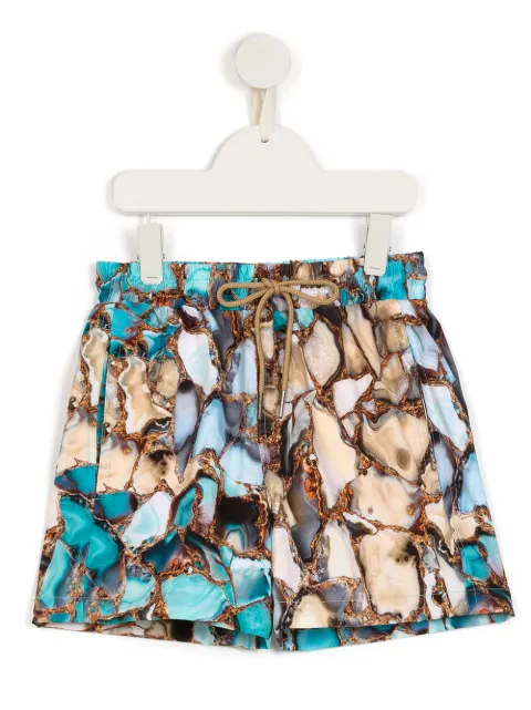 Lygia & Nanny patterned drawstring shorts