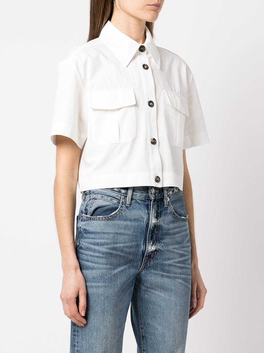 ANINE BING Scout short sleeved Shirt Farfetch