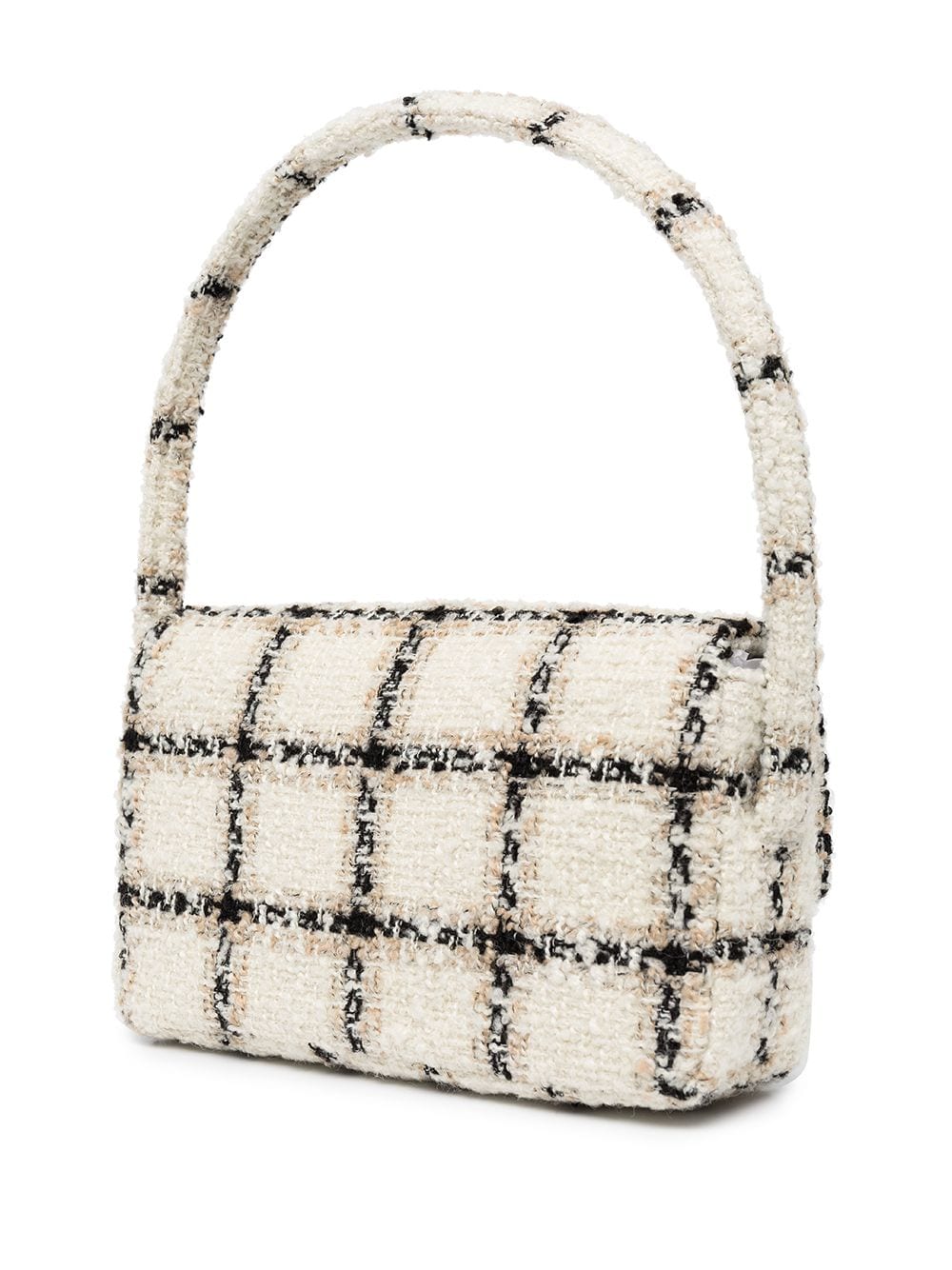 Anine Bing Nico Plaid Shoulder Bag - Neutrals Shoulder Bags, Handbags -  W6O37387