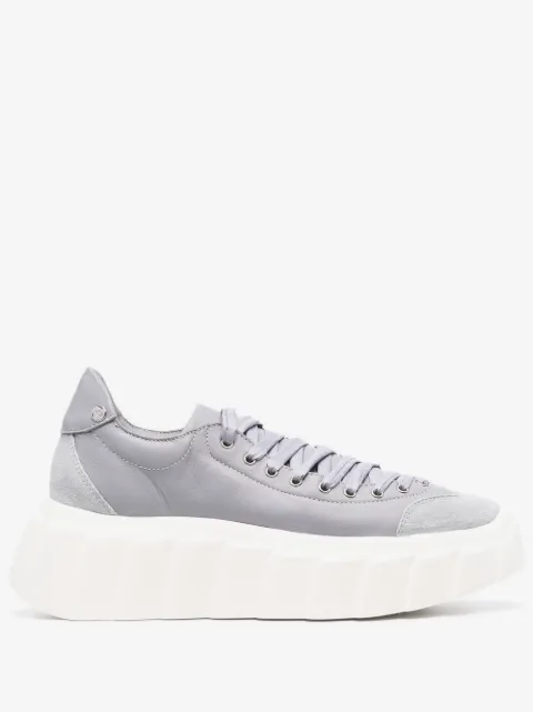 AGL Blondie Ties leather sneakers