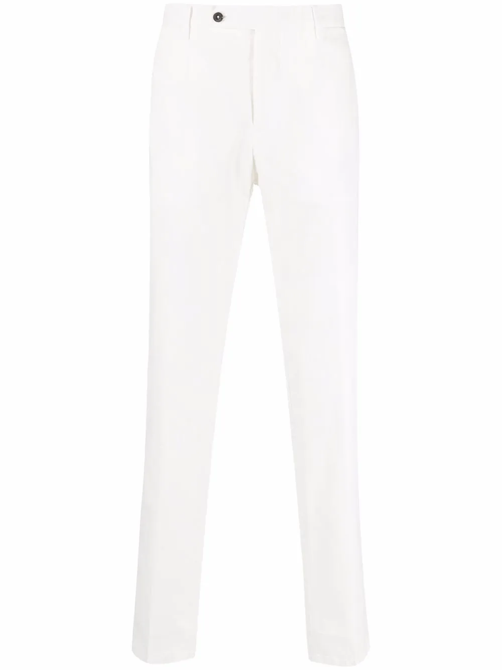 

Lardini slim-cut chino trousers - White