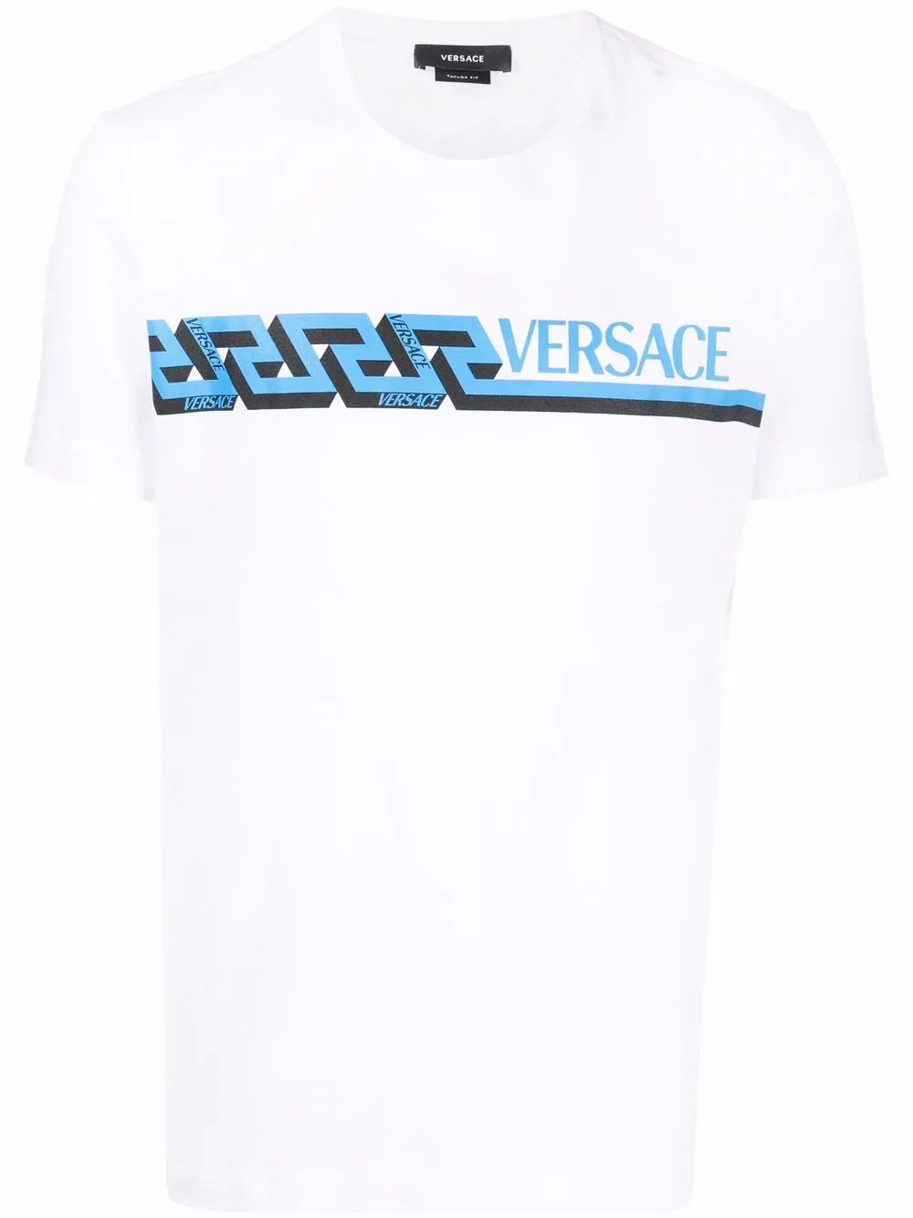 

Versace playera con logo estampado - Blanco