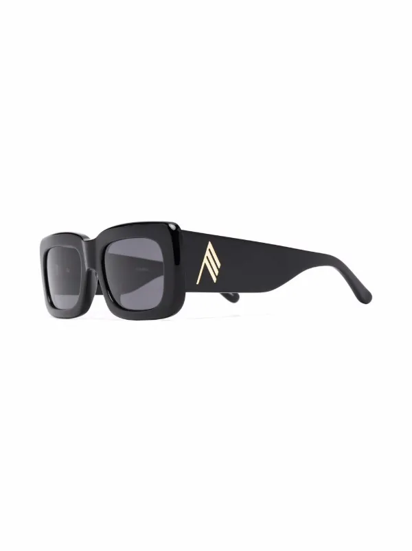 The Attico Marfa スクエア サングラス | ブラック | FARFETCH JP