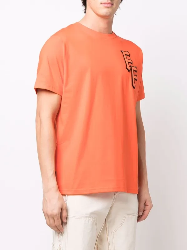 Shop Family First logo-patch T-shirt 