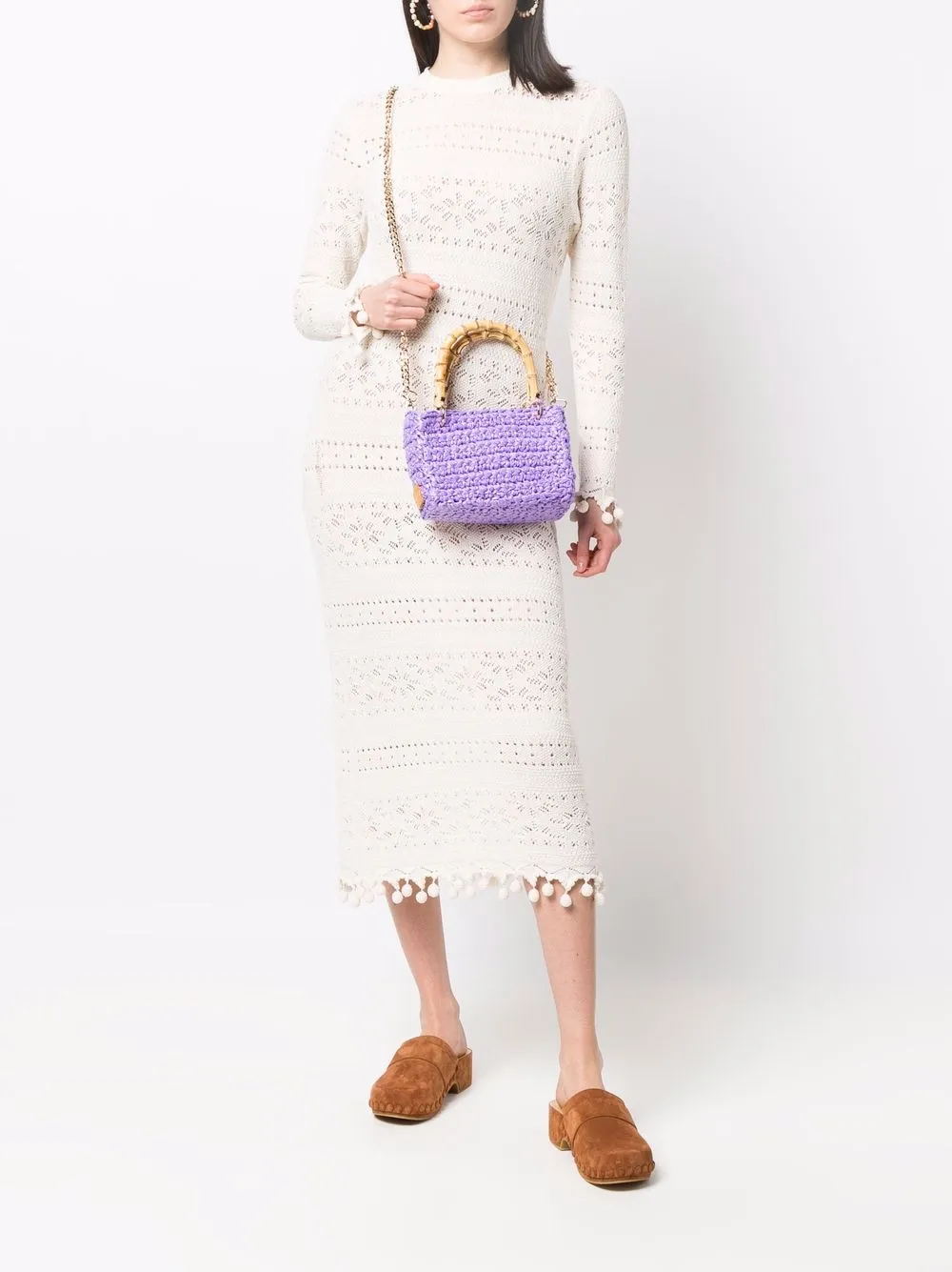 Chica woven-raffia mini tote-bag | Image 2