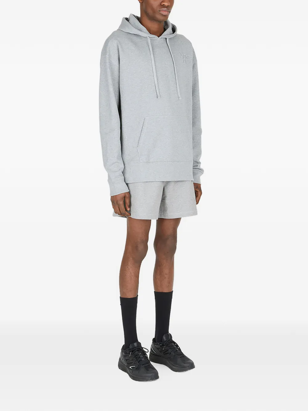  More Joy Hoodie Mit Logo   Grau 