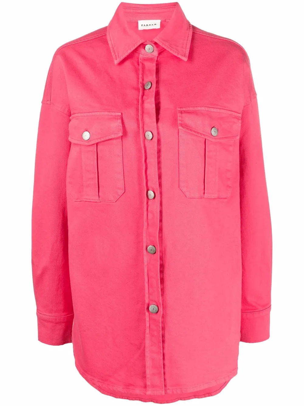 

P.A.R.O.S.H. camisa ajustada con botones - Rosado