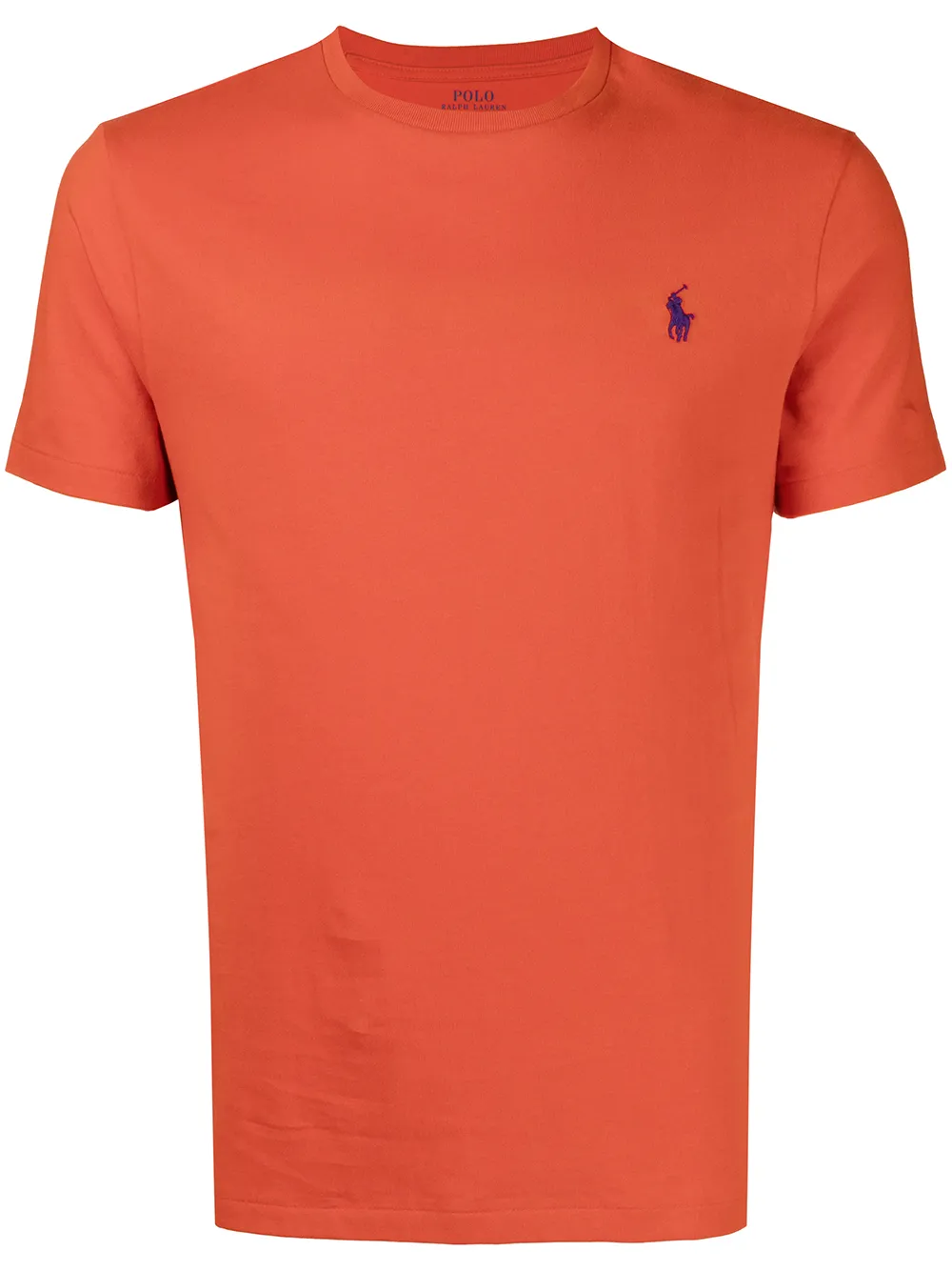 

Polo Ralph Lauren playera con cuello redondo y logo bordado - Rojo