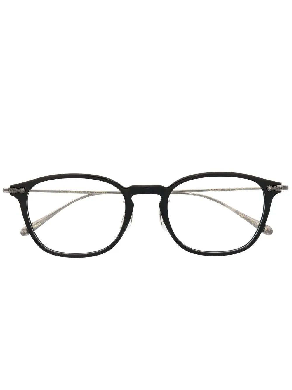 

Oliver Peoples lentes con armazón cuadrada - Negro