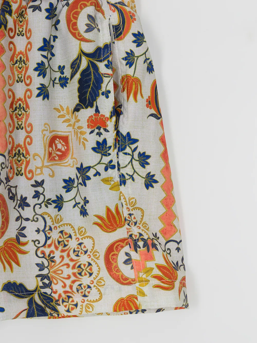 Lygia & Nanny Patterned Flared Shorts In Multicolour
