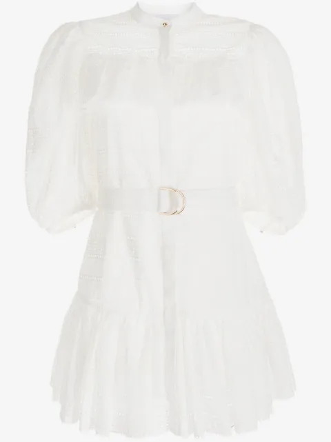 Acler vestido con paneles de encaje