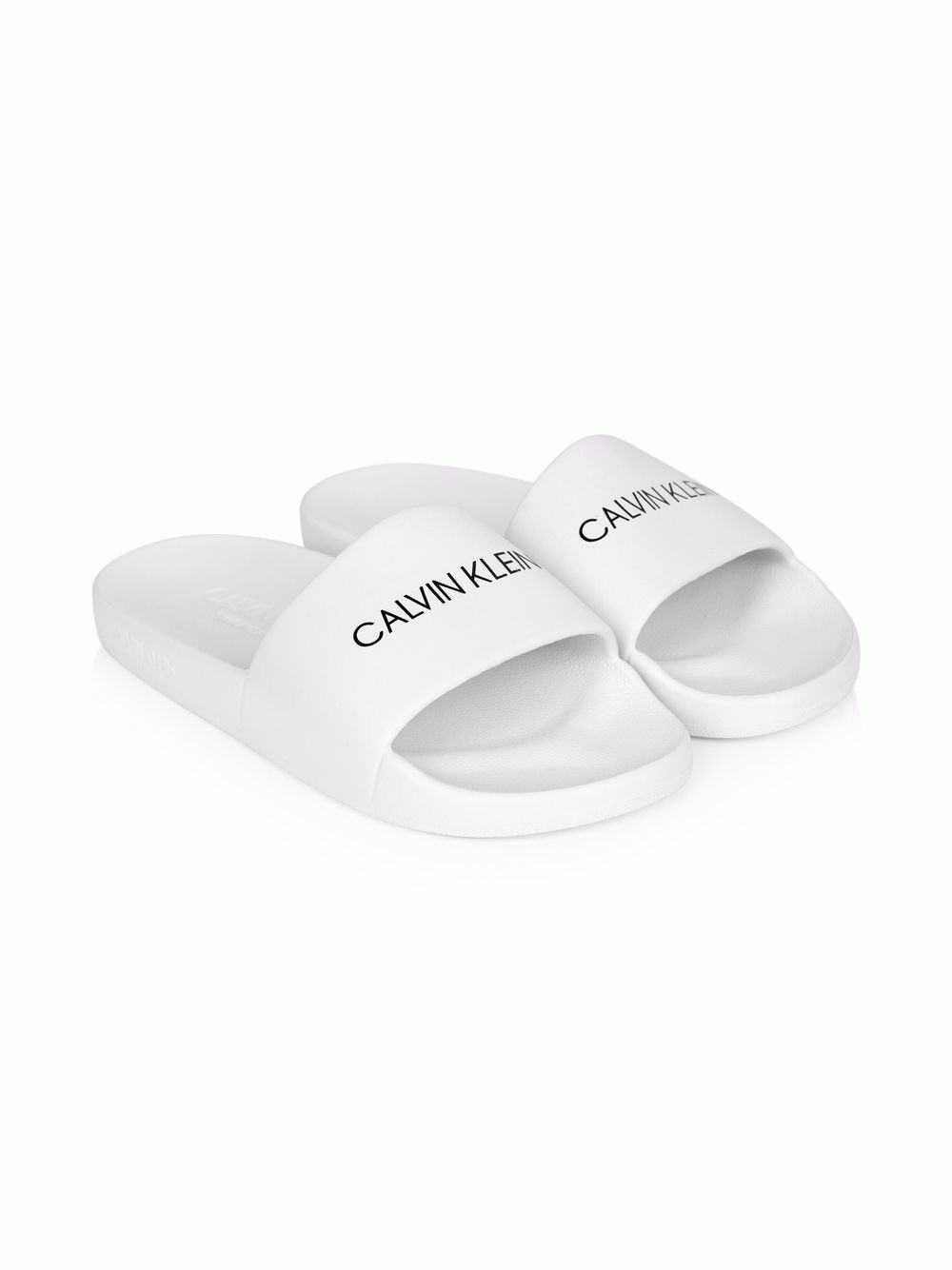 фото Calvin klein underwear teen logo print slides