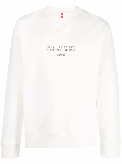 OAMC Audio slogan-print sweatshirt