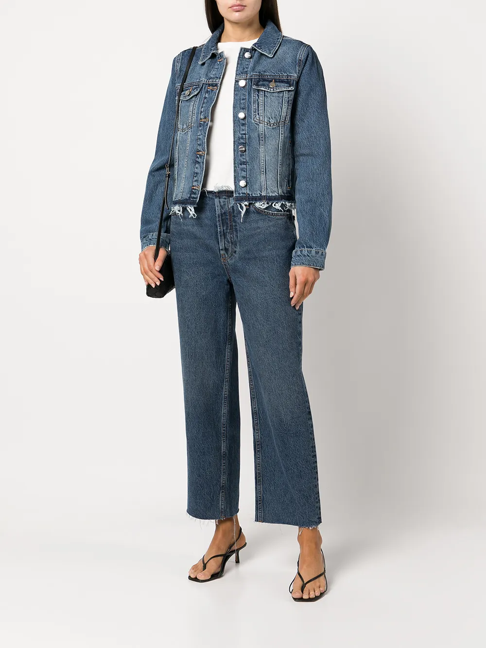 ANINE BING 1999 Jackie Denim Jacket 