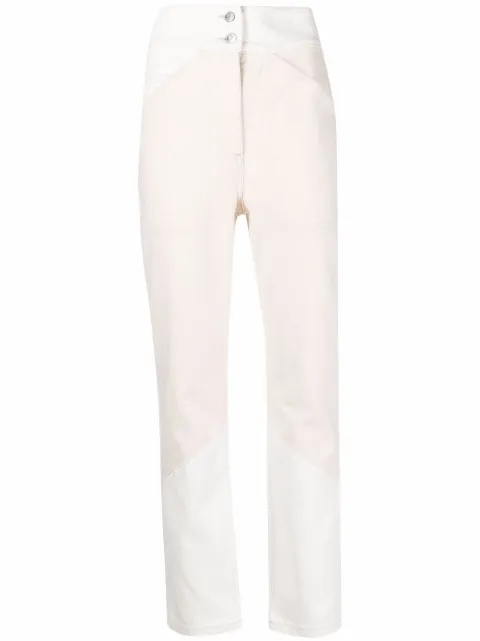 Ba&Sh - Apolo cropped patchwork jeans