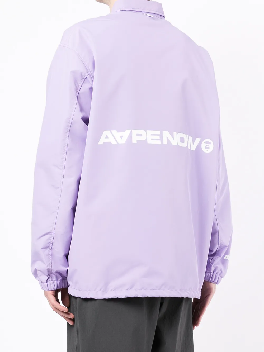 фото Aape by *a bathing ape® куртка-рубашка с логотипом