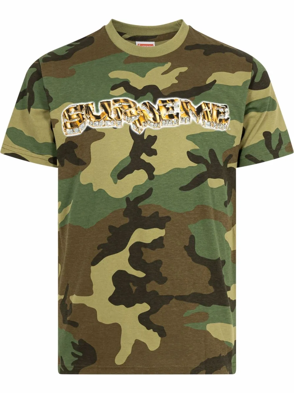 

Supreme playera Diamond con estampado del logo - Verde