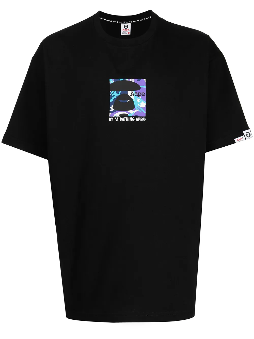 

AAPE BY *A BATHING APE® playera con estampado gráfico - Negro