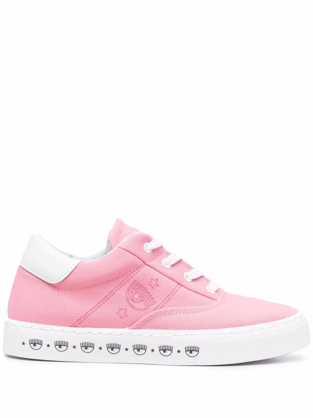 Eye Star logo-embroidered low-top sneakers