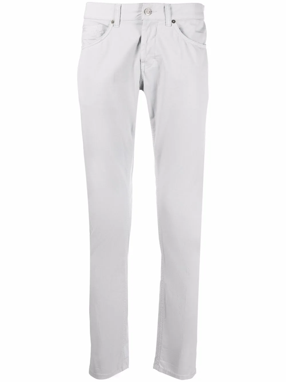 

DONDUP pantalones rectos con cinco bolsillos - Gris