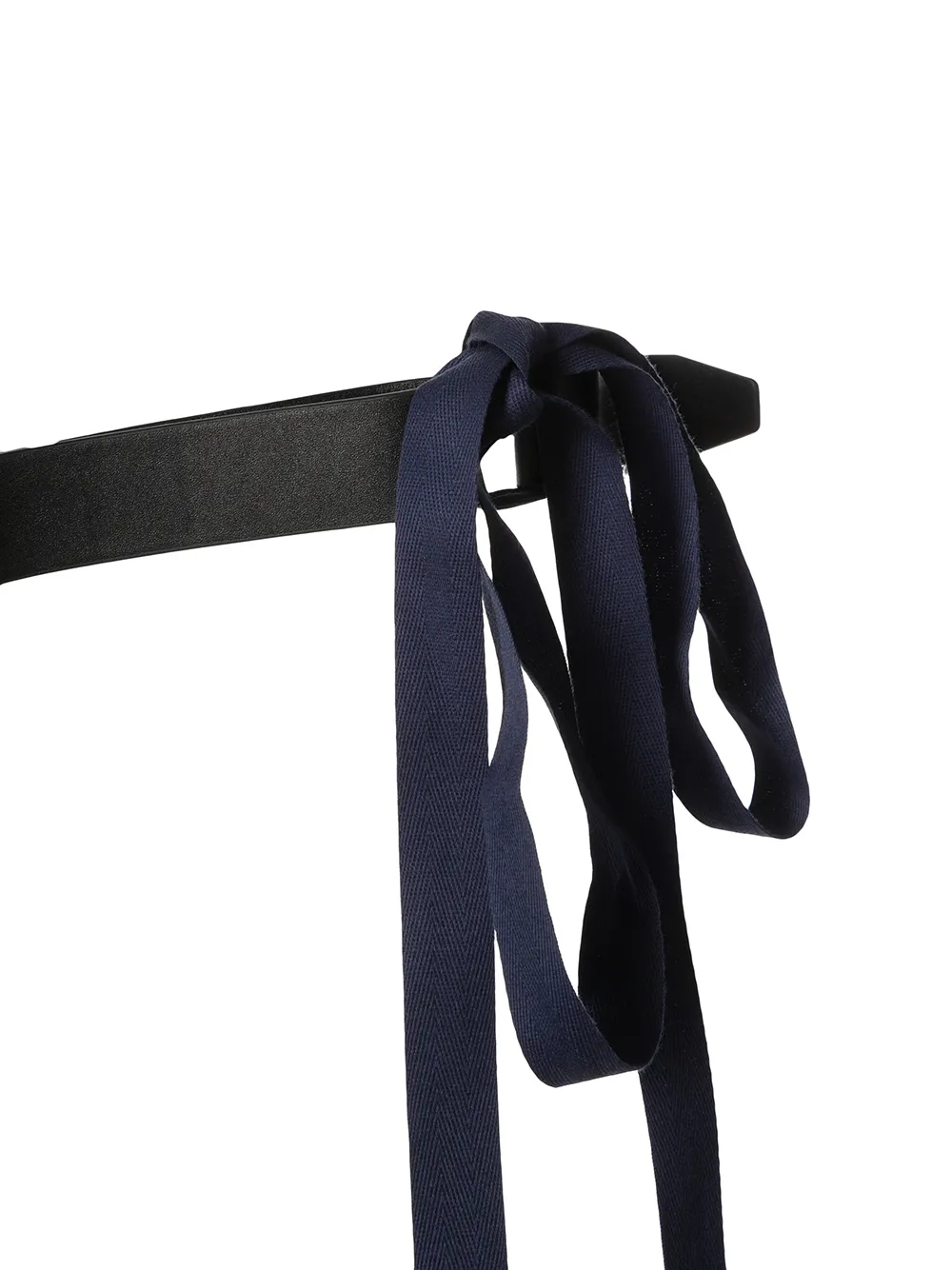 Dice Kayek Leren riem - Zwart