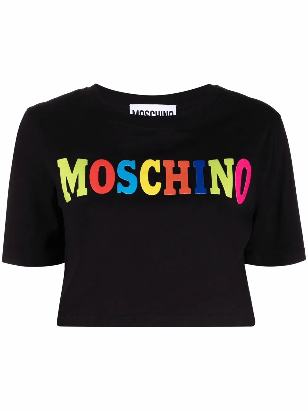 

Moschino logo-print short-sleeve T-shirt - Black