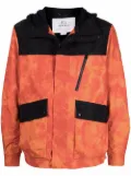 Woolrich Trek tie dye-print windbreaker - Orange