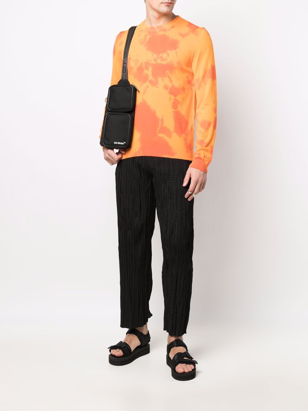 Image 2 of MCQ micro-pleated design trousers
