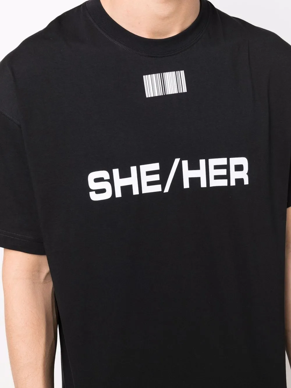Shop VTMNTS She Her Print T shirt With Express Delivery FARFETCH