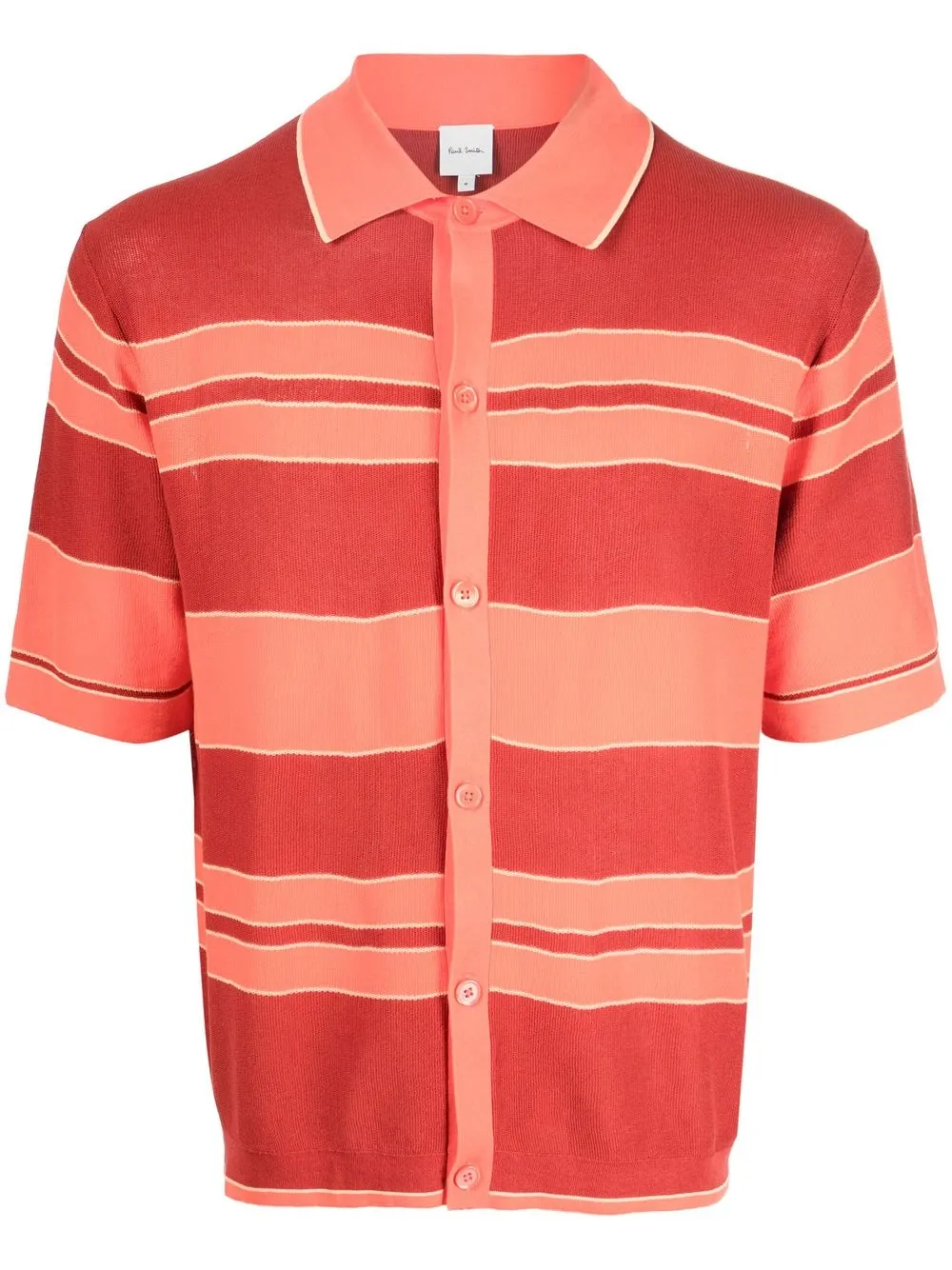 

Paul Smith camisa con rayas estampadas - Rojo