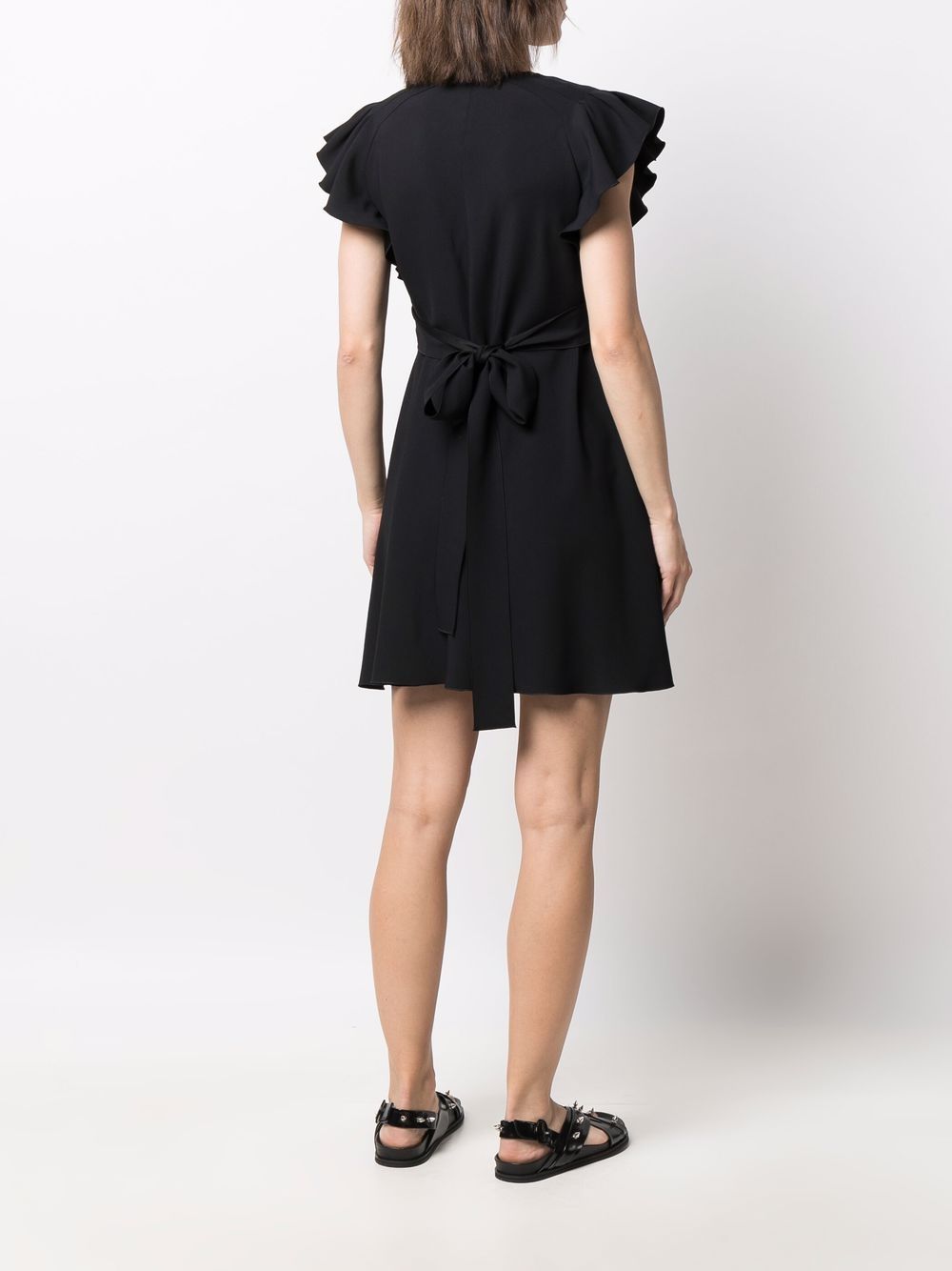 фото Red valentino ruffle-trim minidress