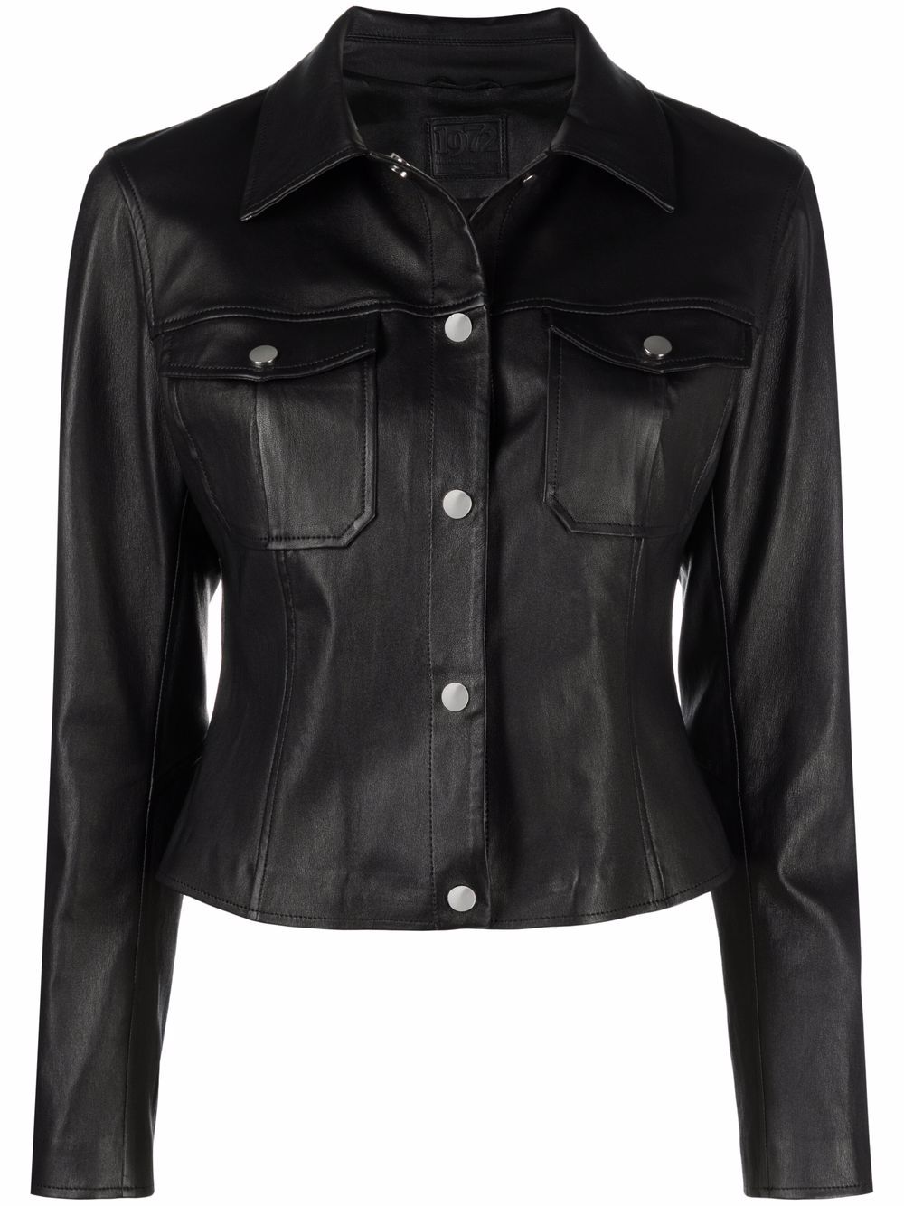 фото Desa 1972 flap-pocket button-front leather jacket