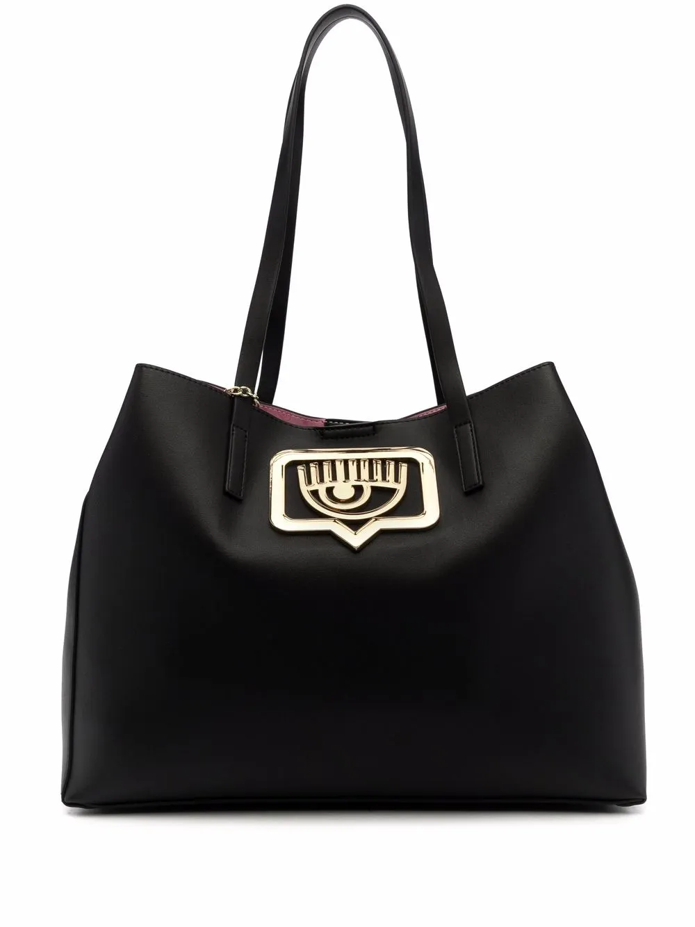

Chiara Ferragni tote Bold Eye grande - Negro