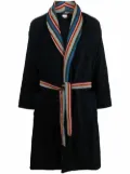 Paul Smith artist-stripe cotton robe - Blue