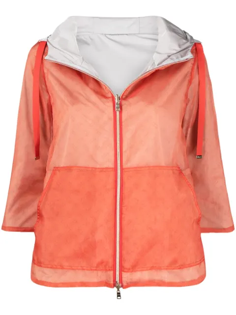 Herno chamarra reversible con capucha