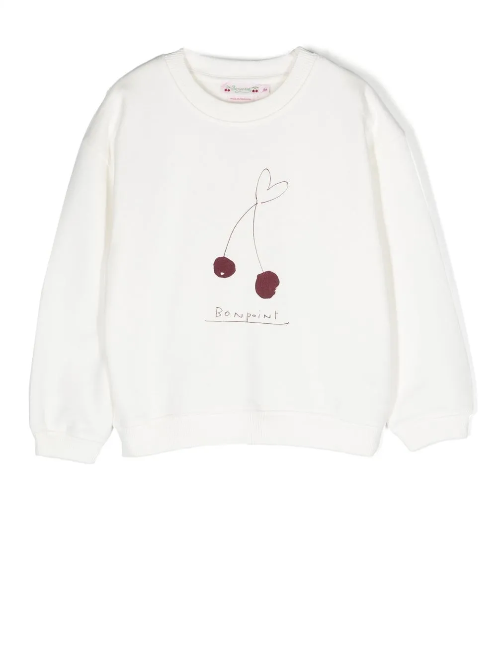 

Bonpoint cherry print sweatshirt - White